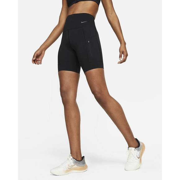 NIKE Pants - NEW NIKE high-waisted 8" biker shorts in black